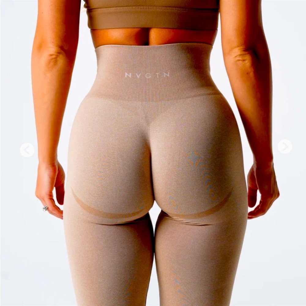🔥NVGTN Beige Leggings (Medium)